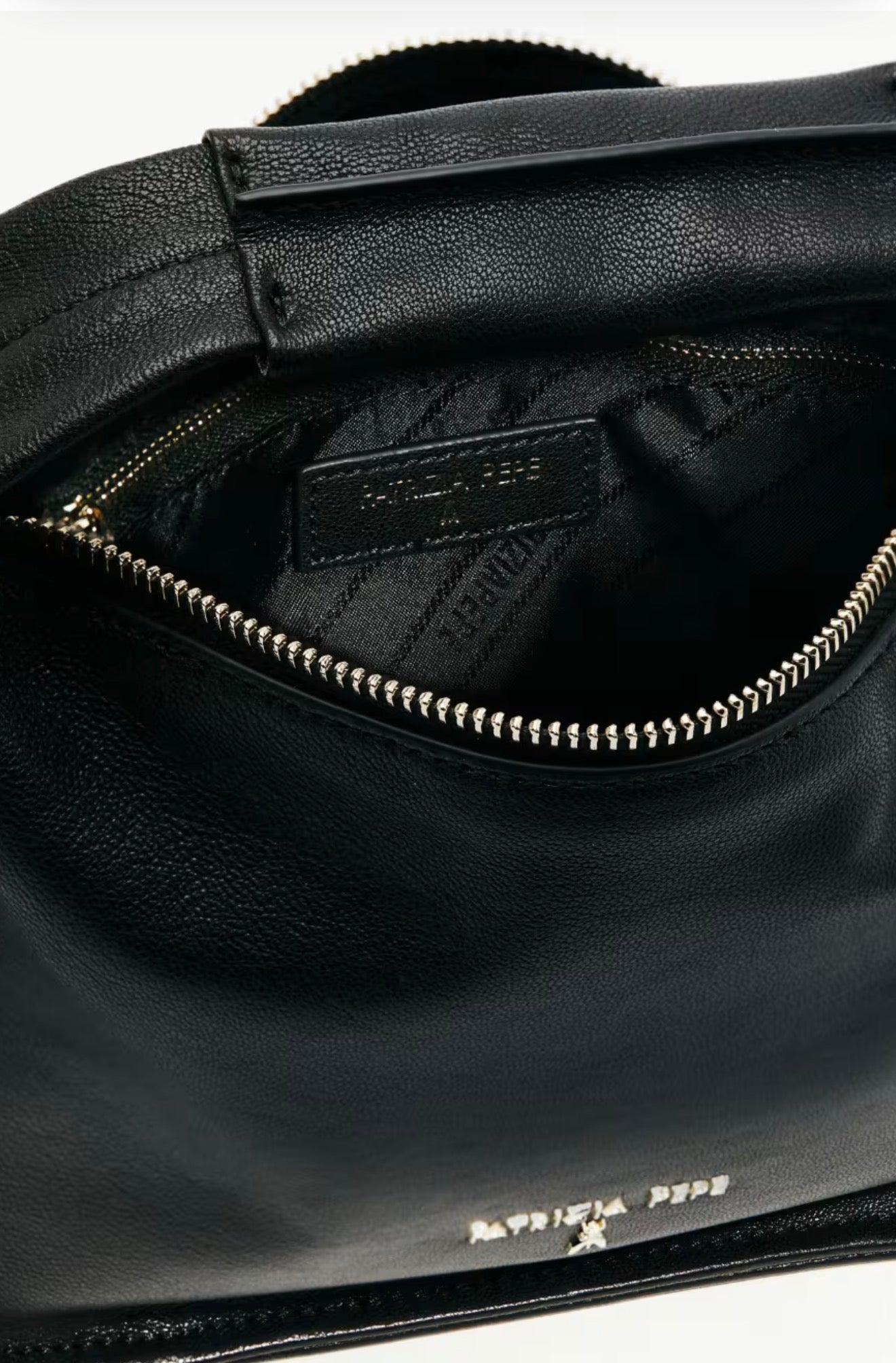 Borsa Hobo piccola in pelle