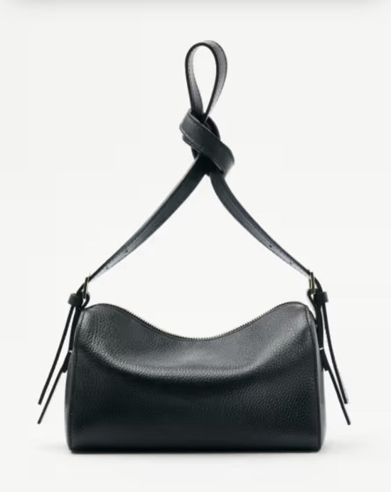 Borsa tracolla Never in pelle nera